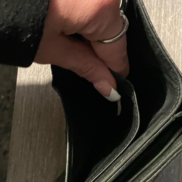 Chloe Navy Blue leather studded wallet - Picture 12 of 14